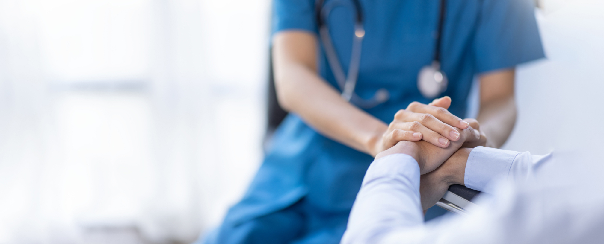 Nurse attending to patient